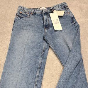 NWT Mango Wide leg, high waisted jeans